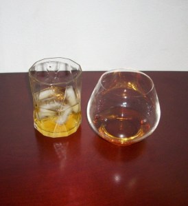 Rusty Nail and B&B cocktails