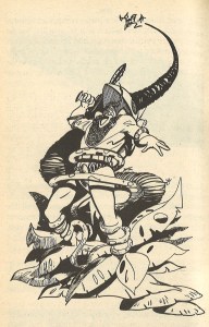 In the tentacled grip of a sentient plant?